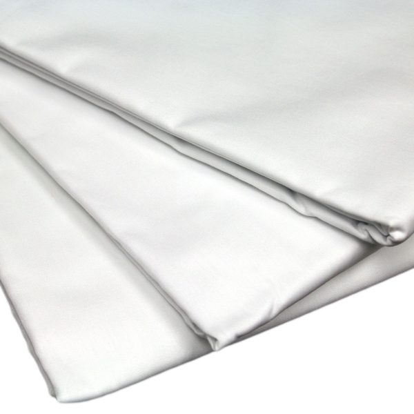Bed Sheet Flat Sheet 66 X 104 Inch White Cotton 55%   Polyester 45% Reusable Fashion - Image 5