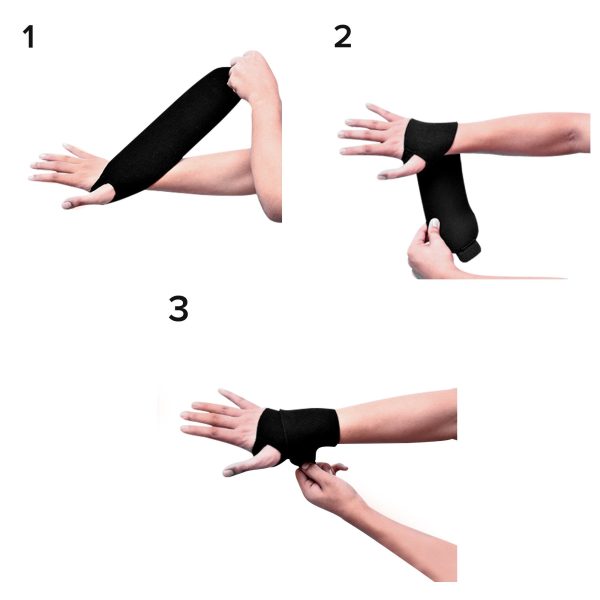 3M Futuro Adult Sport Wrist Support, Wraparound, Adjustable, Black, 4-1 2  to 9-1 2  One Size Fits Most, 12 Case For Cheap - Image 2