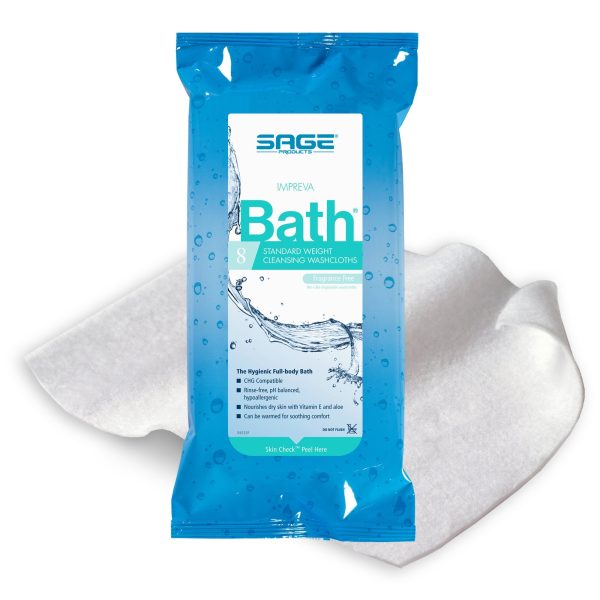 Impreva Bath Rinse-Free Bath Wipe Discount