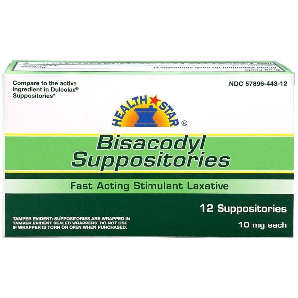 Geri-Care Bisacodyl Suppositories Fast Acting Stimulant Laxative Discount - Image 5