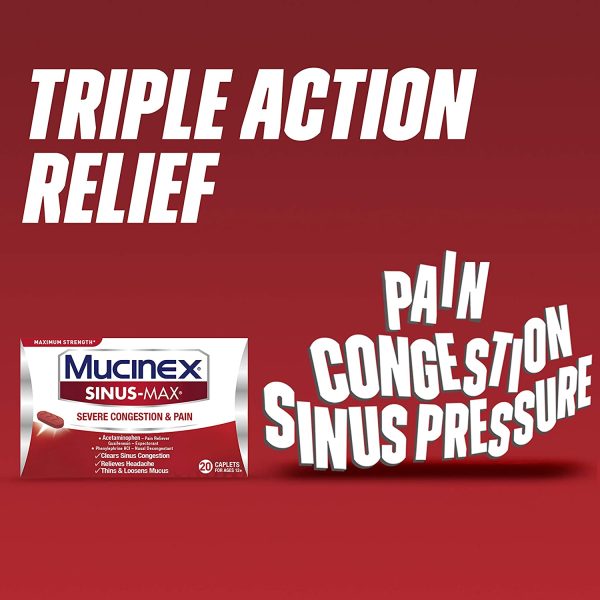 Mucinex Sinus-Max Max Strength Severe Hot on Sale - Image 4