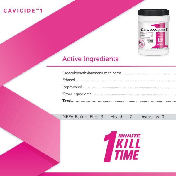 Metrex CaviWipes1 Germicidal Wipes For Sale - Image 3