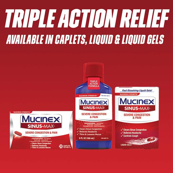 Mucinex Sinus-Max Max Strength Severe Hot on Sale - Image 3