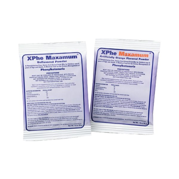 XPhe Maxamum® Milk Flavor PKU Oral Supplement, 50 Gram Individual Packet Supply - Image 2