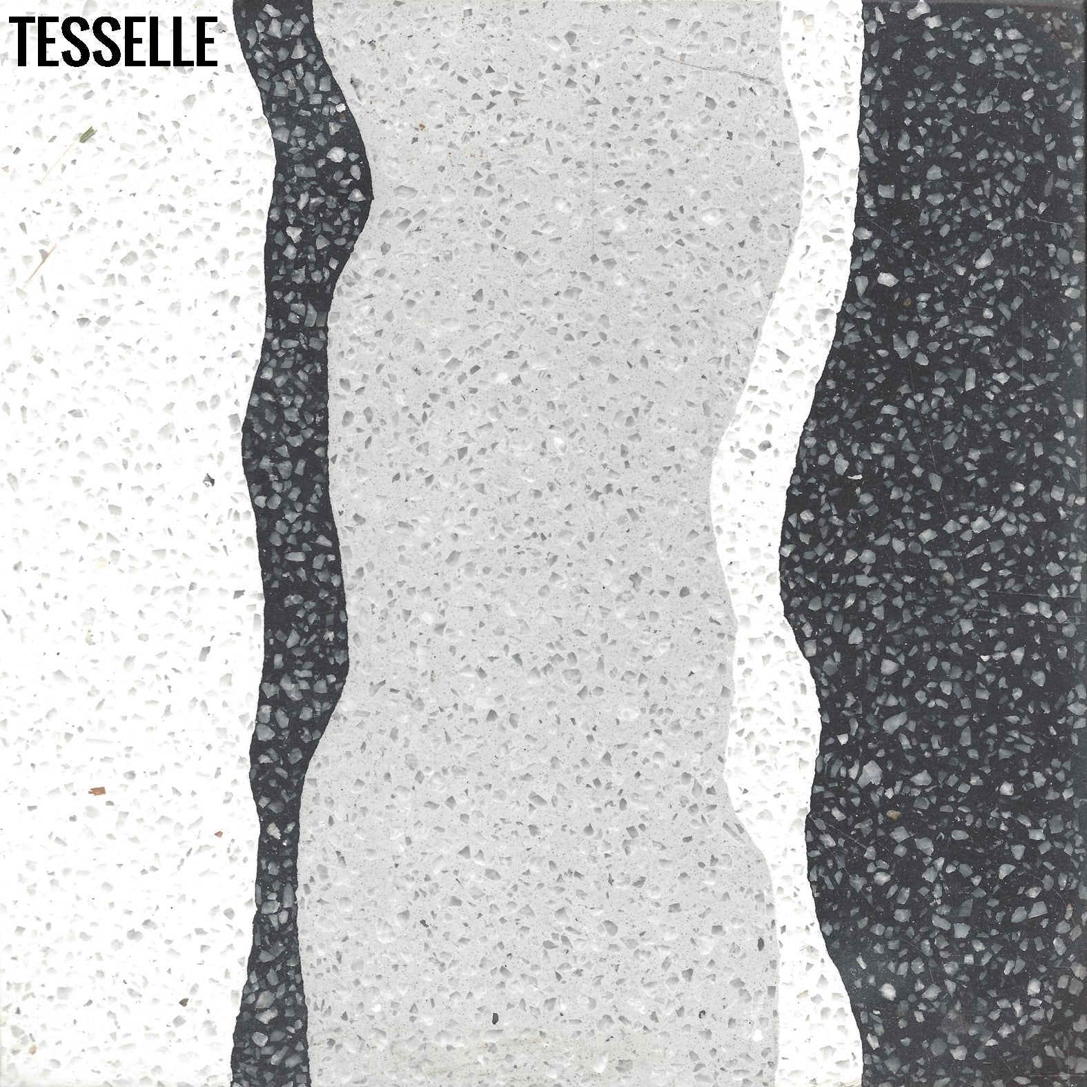 Shoreline Newport 8  Square Terrazzo Cement Tile Fashion