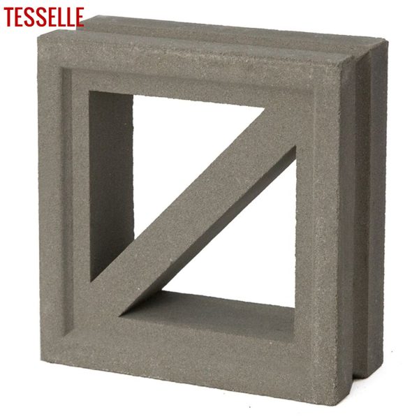 Traverse Grey 7.5  Cement Breeze Block Online now - Image 5